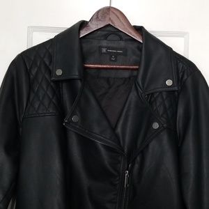 Vegan Leather Moto Jacket